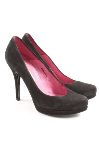 BUFFALO Tacones altos Mujeres Tacones Talla EU 37 negro look casual - Imagen 4 de 5