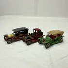 Lot Of 3 VTG Matchbox Lesney Models Of Yesteryear Miniature Toy Cars England