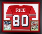 Jerry Rice San Francisco 49ers SM Framed Signed Mitchell & Ness Authentic Jersey