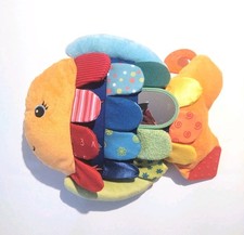 Melissa  Doug Flip Fish Sensory Toy Tummy Time Tags Clean Excellent Condition