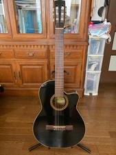 Guitarra Eléctrica Acústica Clásica Godin La Patrie Híbrida CW QII 2010 Negra
