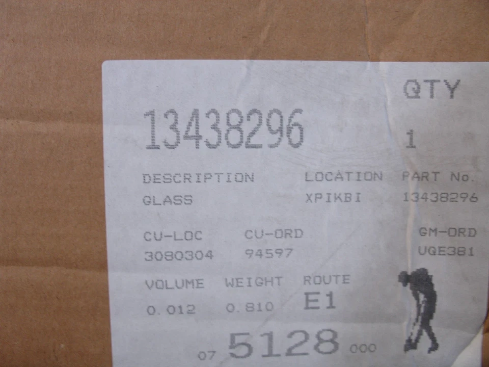 13438296 Rear Left Passenger Side Quarter Panel Window For Vauxhall Opel Astra J - Image 2 of 2