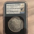 Morgan Silver Dollar 1878 7TF Rev of 79 NGC Brilliant Unc $1 Cert#8330280-001