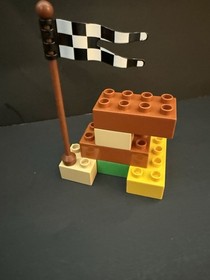 LEGO Duplo Disney Cars Lightning McQueen (5813) HTF Retired Complete EUC