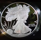 2007-W $1 American DCAM Proof Silver Eagle (PR-70 est.) US Mint Gvt. Pkg. & COA