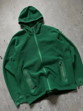 ARC'TERYX Polartec Strato Hoodie Jacket Size L Green Back Feece Men's