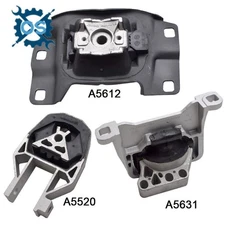Engine Motor & Transmission Mount 3PCS Set For 13-16 Ford Escape DOHC Auto Trans