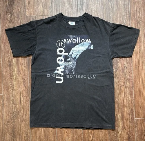 Alanis Morissette Vintage T-Shirt XL, 90's Concert Tour 1990s vintage concert t-shirt, vintage, size XL, single stitch, B+ condition