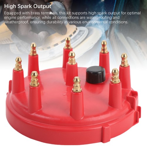 Distributor Cap Rotor Kit Set Ignition Distributor Cap Rotor Kit 8233 Brass - Picture 9 of 12