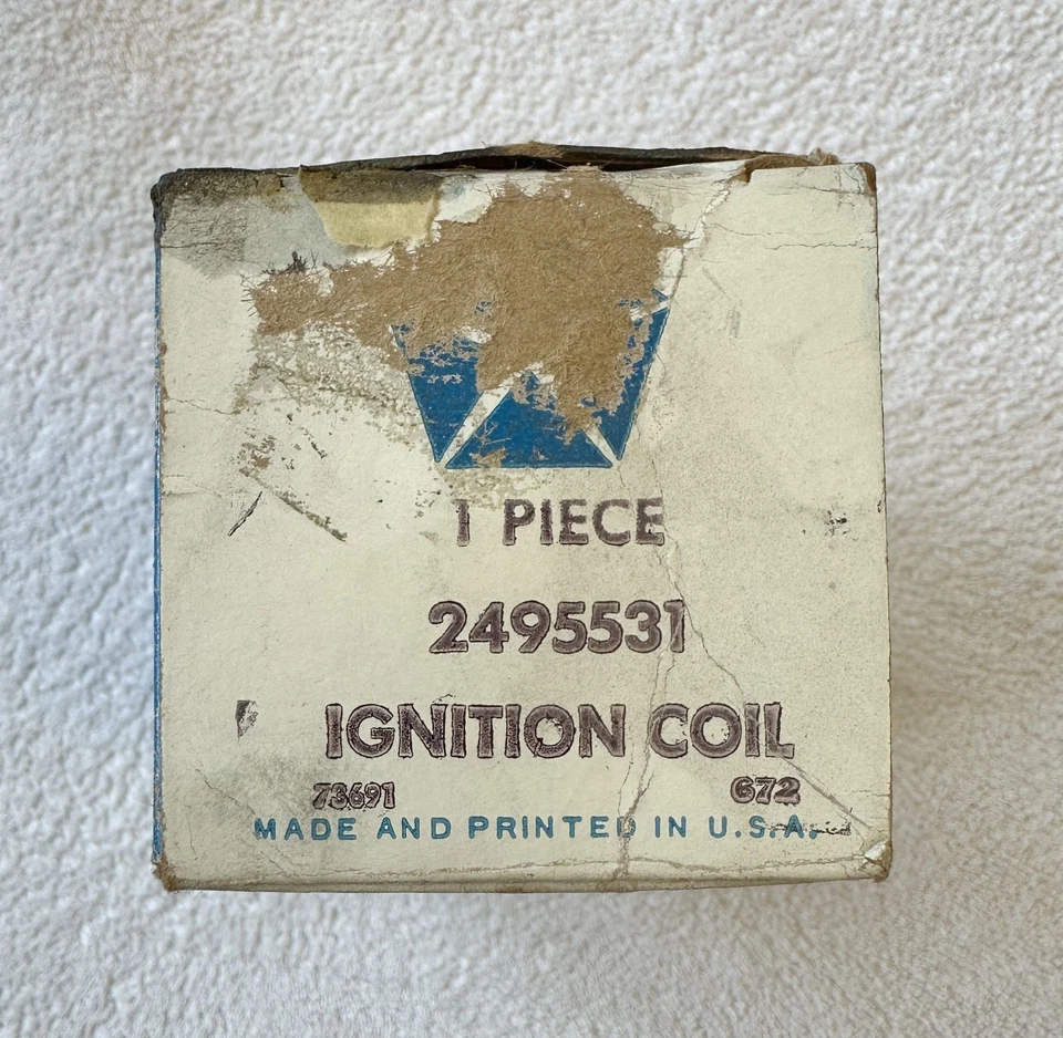 Nuevo de Lote Antiguo MoPar Bobina Estampado Verde 1972 Código de Fecha 262 Cargador Cuda SE Challenger 72 Foto 2 de 4