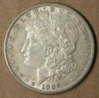 $1 1886-S Morgan Silver Dollar AU San Francisco Mint * AvenueCoin