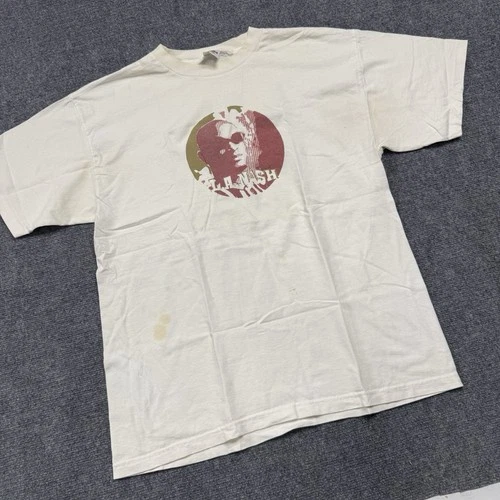 Vintage 1990s LA NASH x Menes Records T-Shirt Sz XL 90s Rap 1990s vintage concert t-shirt, vintage, size XL, single stitch, B+ condition