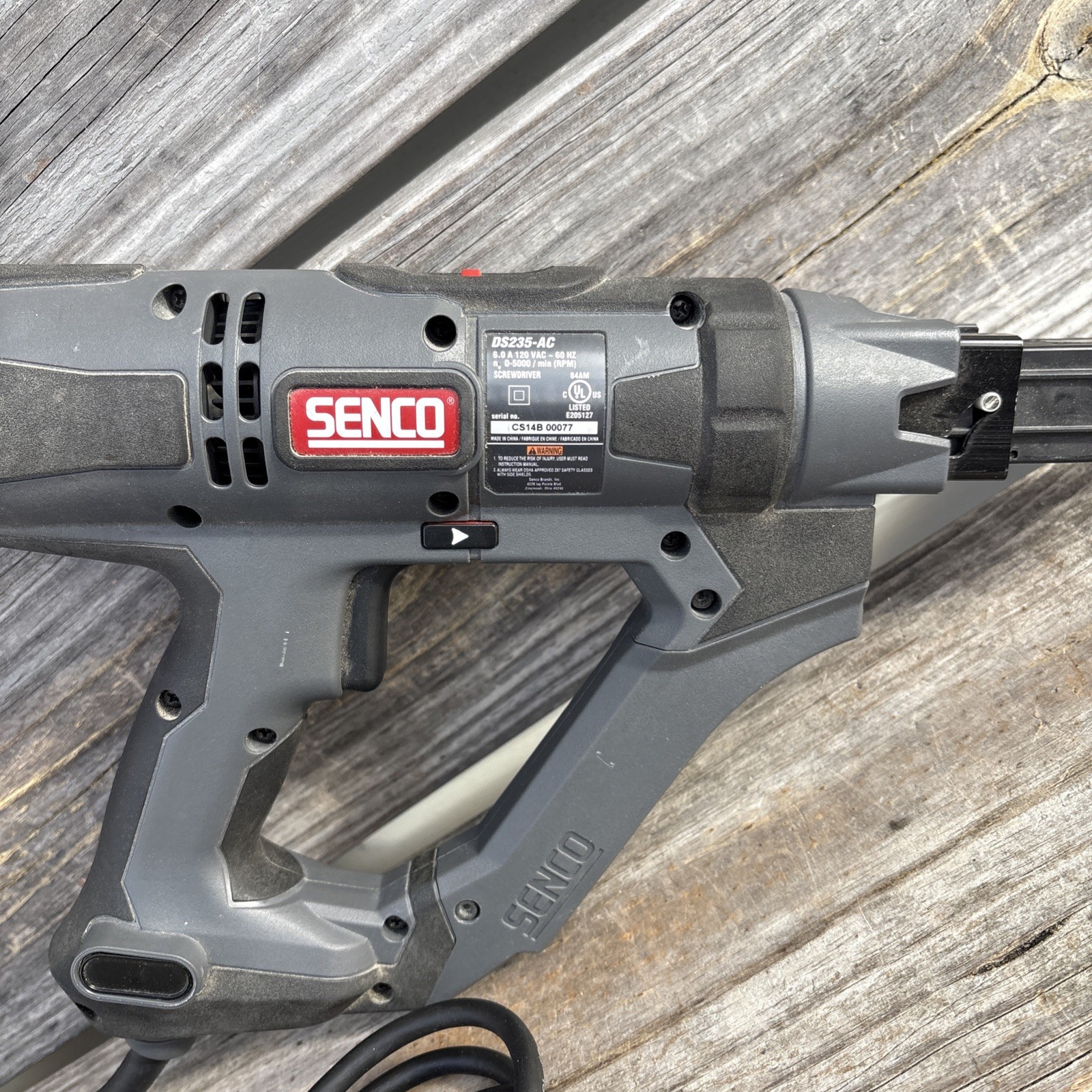 SENCO Duraspin DS235-AC Var Speed Auto Feed Screwdriver Screwgun Tested 🔥