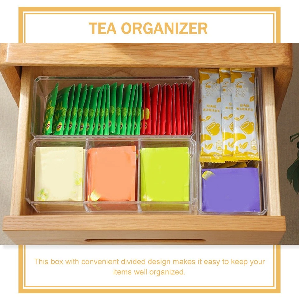 Teebeutelbox Teebeutel Brust Teebeutel Organizer geteilte Kaffee Tee - Bild 4 von 4