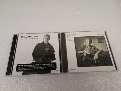 Doug MacLeod 2 CD lot '' Come to Find'' &  ''Cant take my blues''  Audioquest