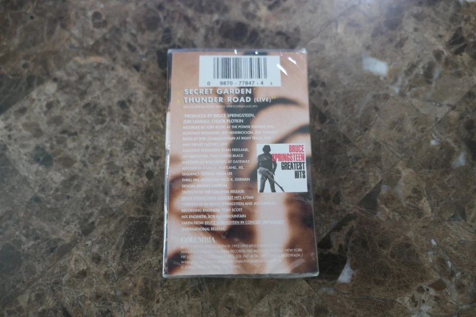 NEW Secret Garden 2 track Single by Bruce Springsteen Cassette Apr-1995 Sony - Image 2 of 2