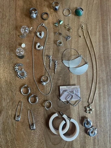 Vintage & Modern Silver  Fine Jewelry & Costume Lot