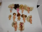 Vintage Small Barbie Doll Lot Of 11 Figures