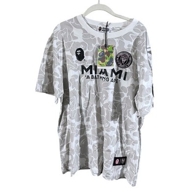 NWT Size | BAPE x Inter Miami CF Camo Tee White | Size XL | eBay