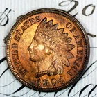 * 1904 * SOLID+ GEM BU MS INDIAN HEAD PENNY * FROM ORIGINAL COLLECTION
