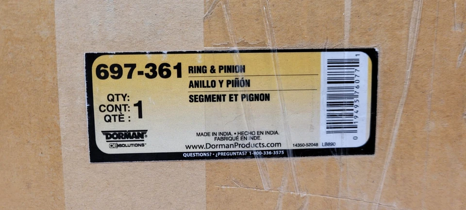 697-361 Dorman Kit Ring and Pinion Front New for Suburban Yukon GMC Sierra 1500 - Image 4 of 4