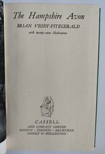 The Hampshire Avon Brian Vesey-Fitzgerald 1950 1st Edition Hardback Cassell