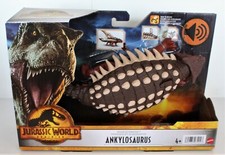 Mattel Jurassic World Dominion Roar Strikers Ankylosaurus dinosaur figure  C8 