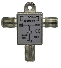 RMS 1090DMK Digital Tap CABLE TV 120 dB 5 MHz - 1 GHz Deluxe Directional Coupler