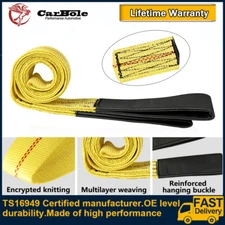 6' x 2" Tow Strap Holds 9000 Pounds Breaking Force & 3000 Pounds Pulling Force