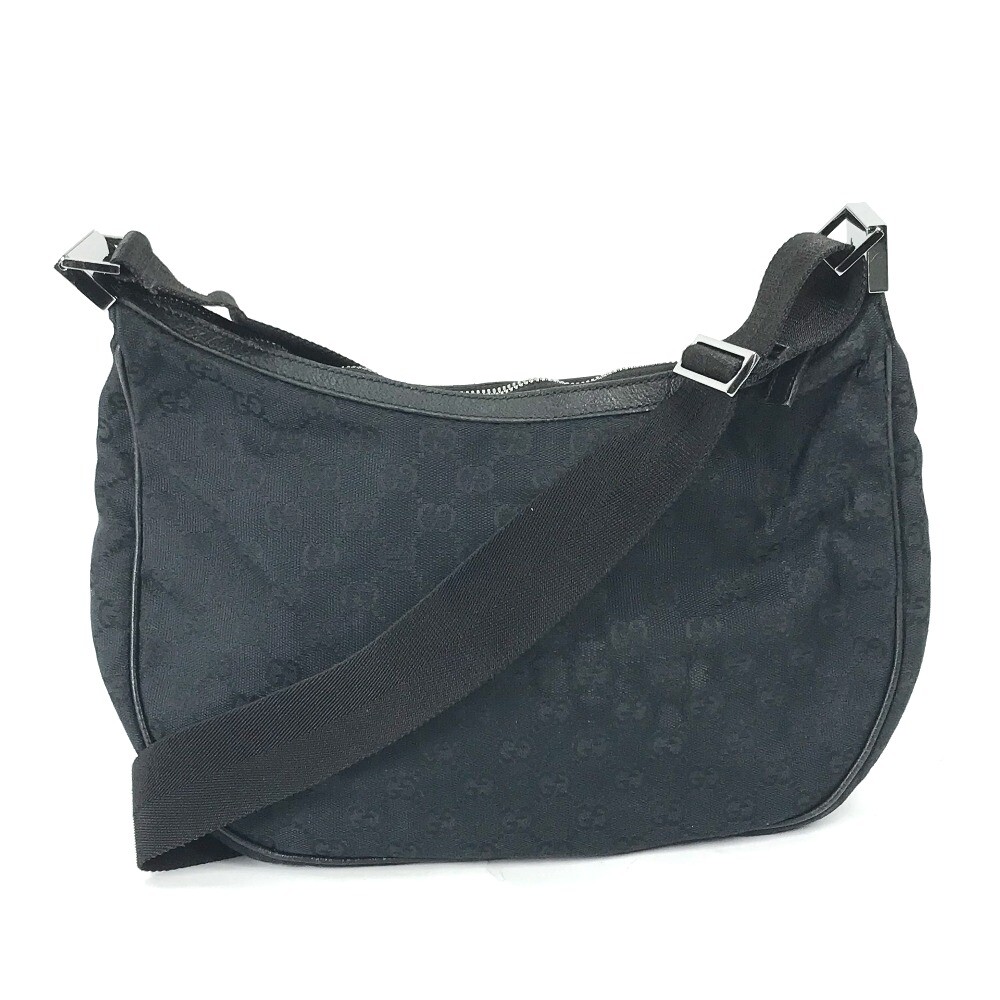 GUCCI 122790 GG Crossbody bag Shoulder Bag Leather/Canvas