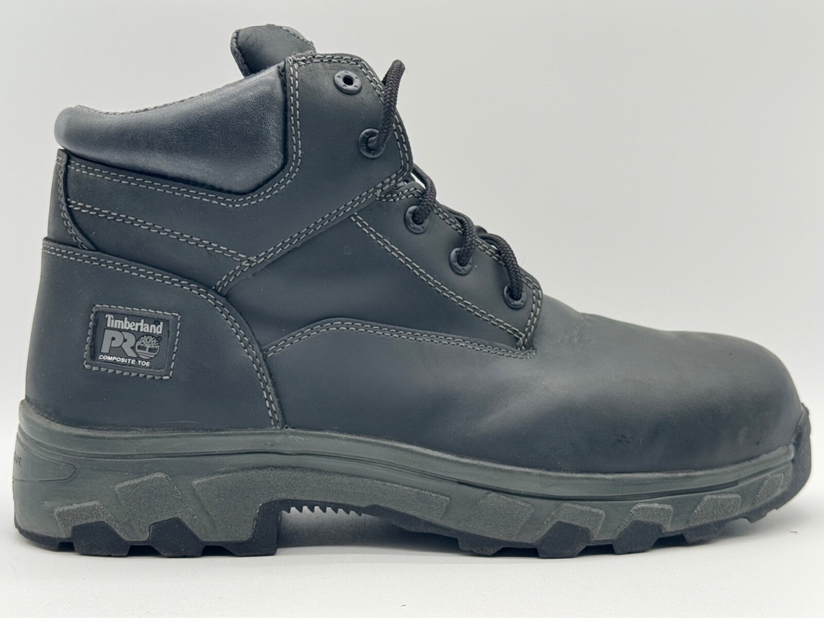 Timberland SZ  Composite toe black leather work boots Men main image 4