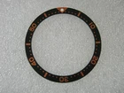 New LARGE BLACK/ORANGE Bezel Insert for SKX007 / 6309-7040  / 7002-7001