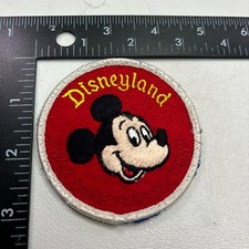 VTG c 1980s MICKEY MOUSE CHARACTER DISNEYLAND THEME PARK California Patch 47K7