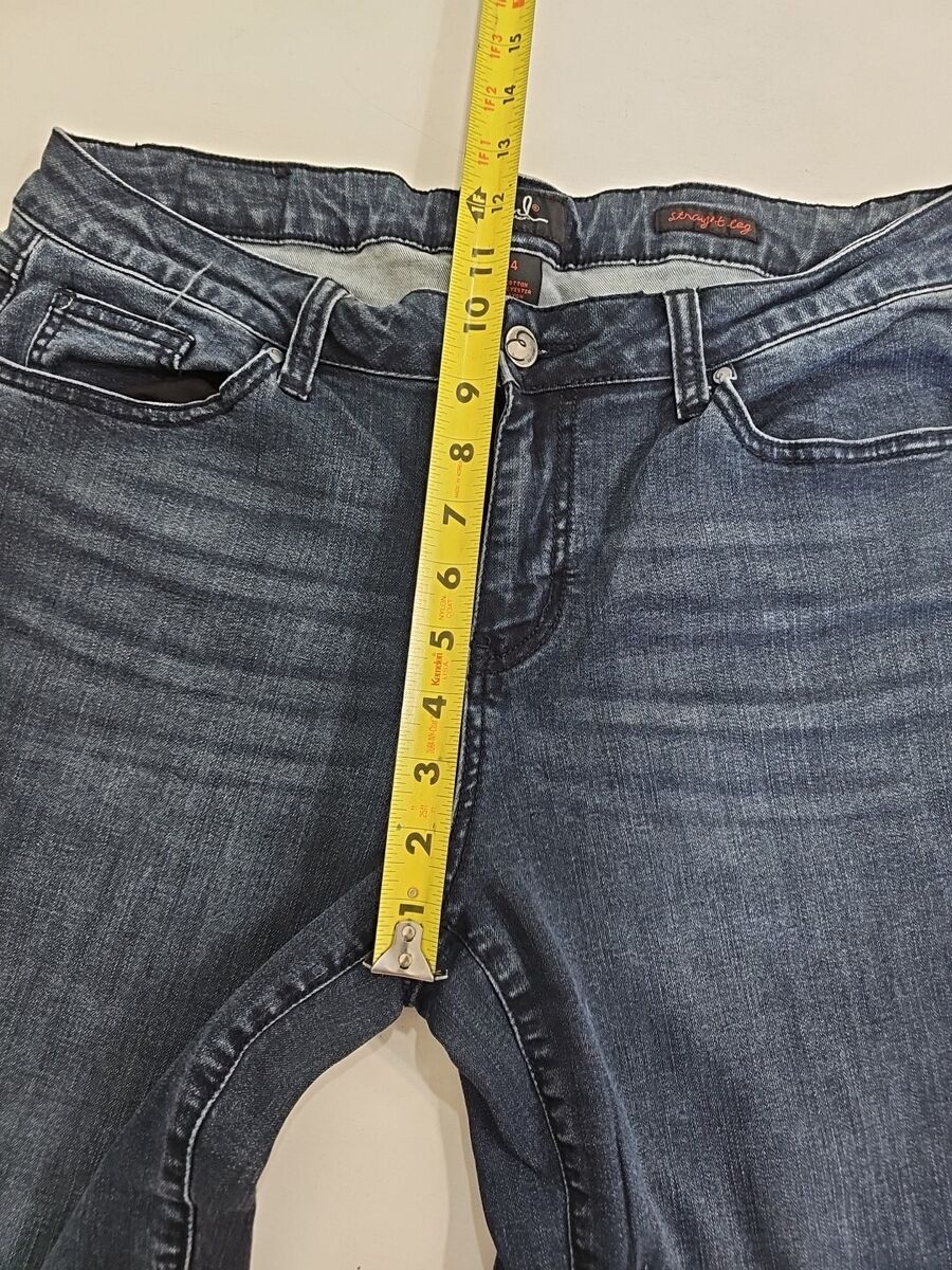 Earl Jeans Straight Leg Dark Wash Womens Size 14 Mid Rise Earl Jeans Straight Leg Dark Wash Womens Size 14 Mid Rise