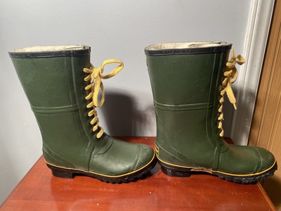 Explorer Steel Shank Vintage Rubber Work Boots US Size 8 | eBay display picture 1