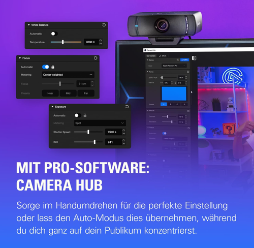 Elgato Facecam Pro, Ultra-HD-Webcam (4K60) - Bild 7 von 10