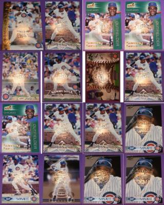 Rare Sammy Sosa Cubs Pacific Embossed - 16 Variations - $5.99 Ea. - U Pick