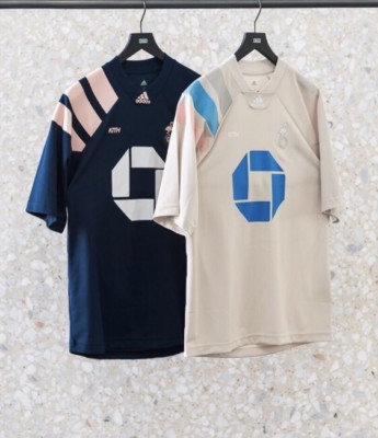 【KITH】Chase Jersey ジャージシャツ ロゴ 半袖 関税送料込 Kith X Adidas Chase Flamingos Jersey Size Medium In Hand