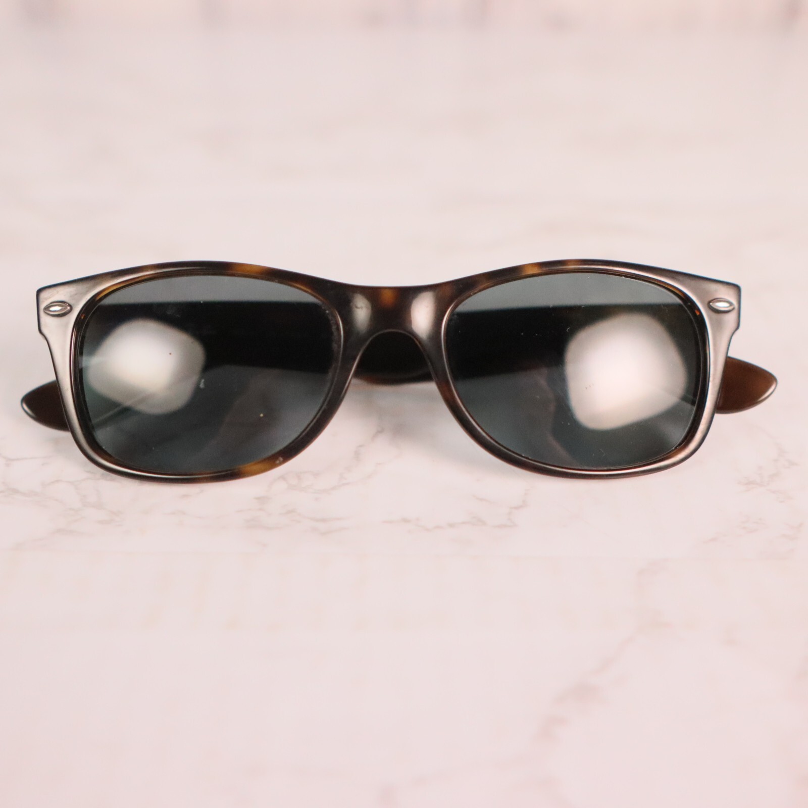 Ray-Ban New Wayfarer RB2132 710/51 Polished Light Havana Sunglasses FRAMES ONLY