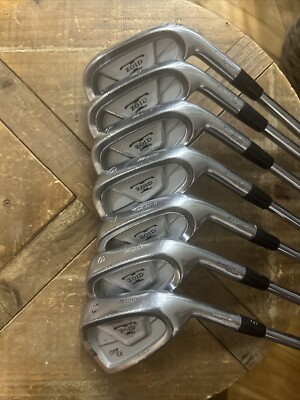 Mizuno T-Zoid Comp EZ Forged 3-9 Iron Set Right R-Flex True Temper Gold Plus