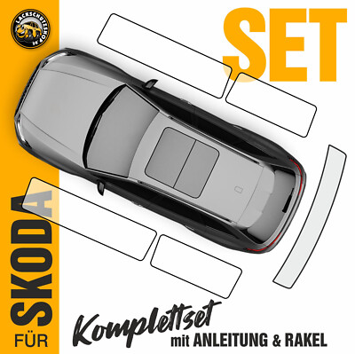 SET Lackschutz-Folie für SKODA OCTAVIA 4 Combi Ladekantenschutz & Tür-Einstiege
