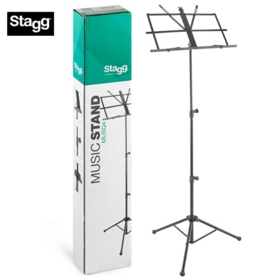Stagg MUSQ4 Q Series Foldable Adjustable Music Stand With Carrying Bag