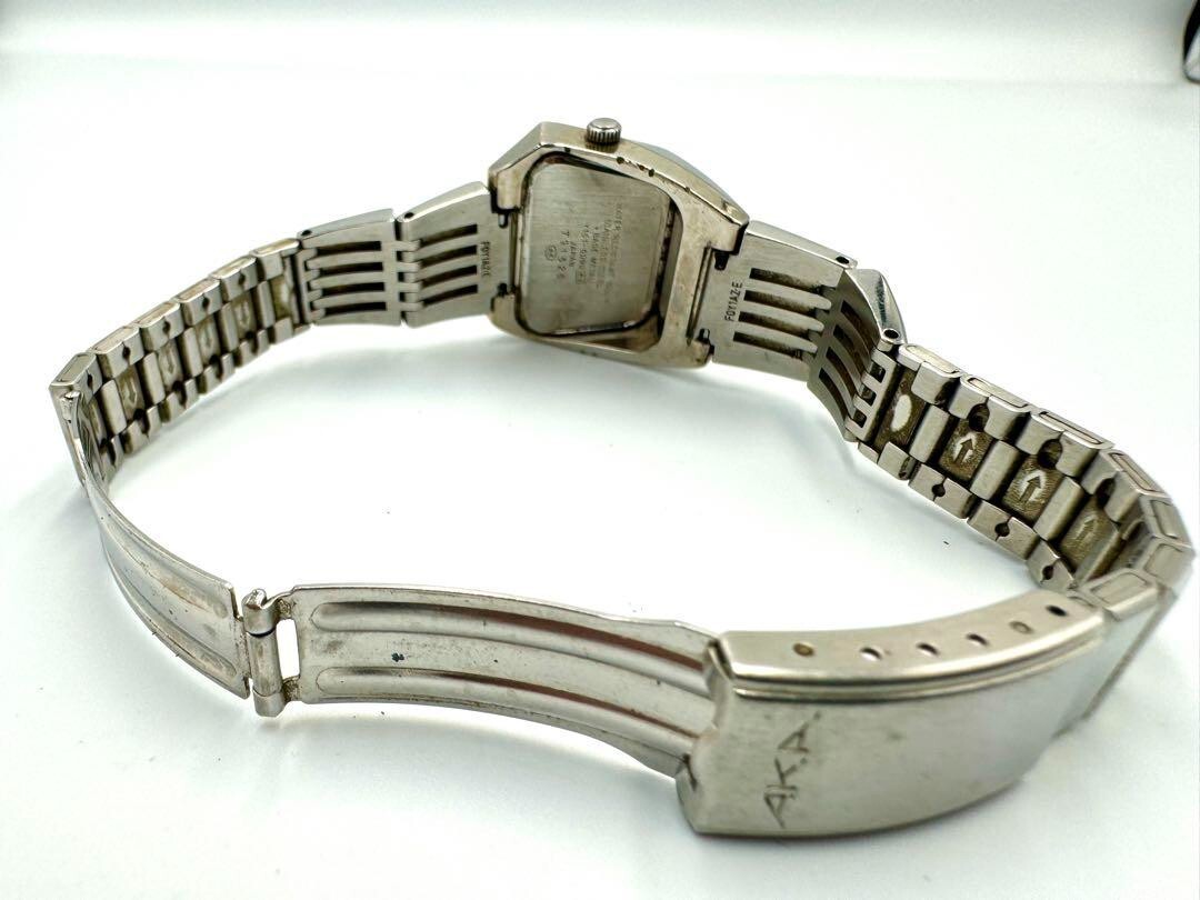 ALBA AKA クォーツ腕時計Y2K 10BAR A1204 Seiko Alba Aka Quartz Wristwatch Y2K 10Bar Stainless Steel