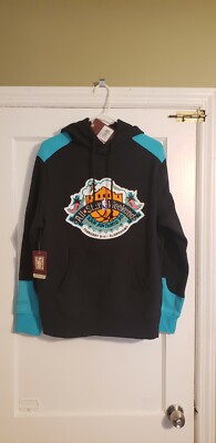 100% Authentic Mitchell Ness 1996 NBA All Star Game Alamodome HOODIE Sz  Small
