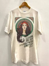 Lana Del Rey Graphic White Short Sleeve Cotton T-shirt Unisex S-5XL  KH14523