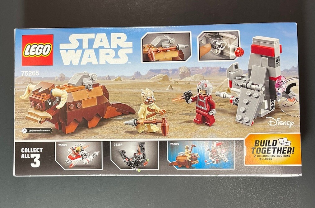 とらぴ LEGO Star Wars Set 75265 [ T-16 Skyhopper vs Bantha Microfighters