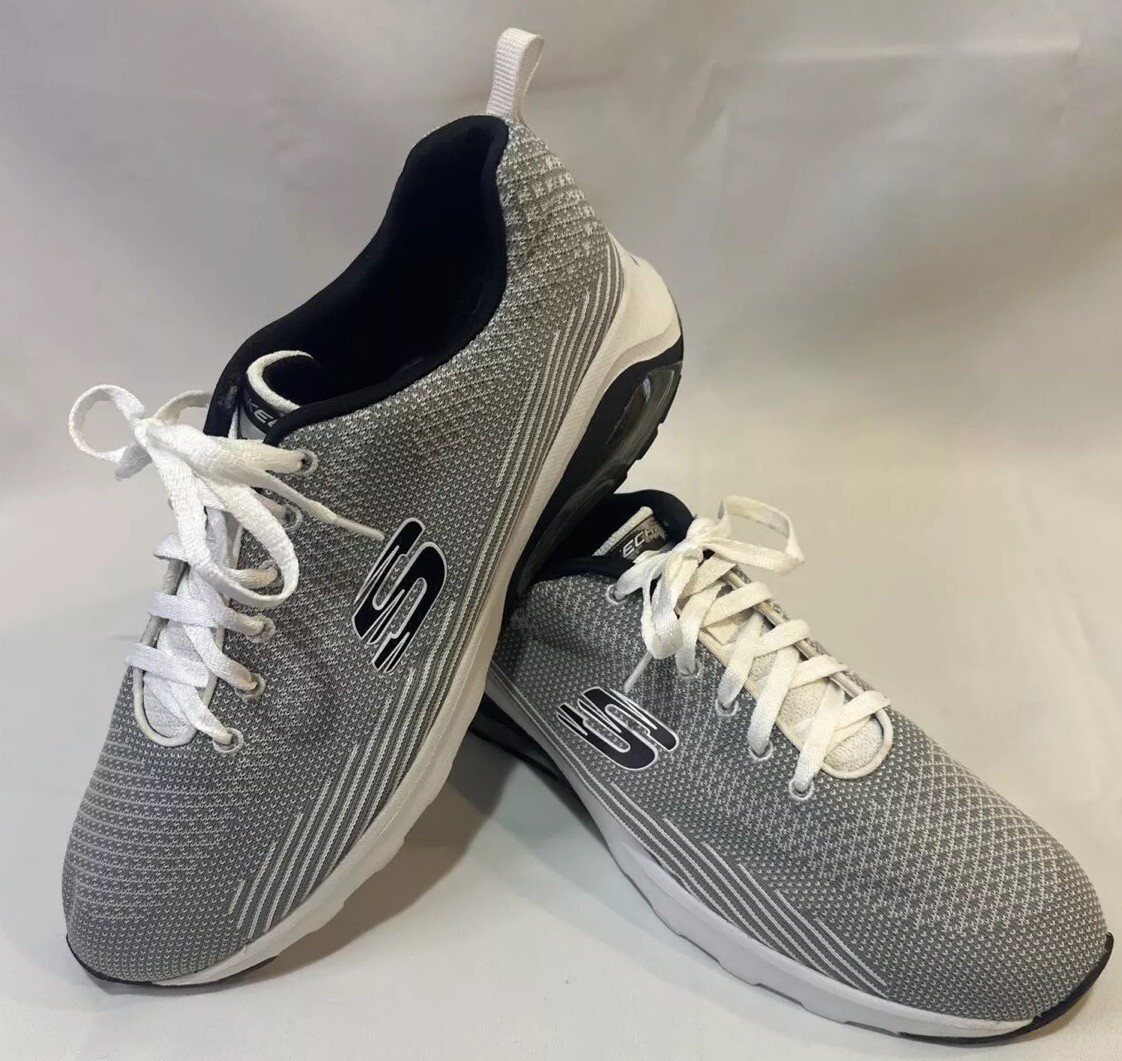 SAOLA Skechers Skech Air Memory Foam Grigio Sneaker da Corsa Uomo Taglia 11