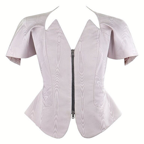 ALEXANDER McQUEEN S/S 2010 "Plato's Atlantis" Lavender Structured Jacket Top