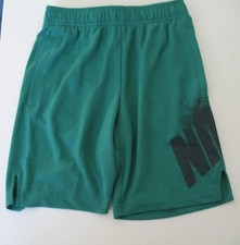 Nike Boys Graphic Training Shorts Green Noise/Deep Jungle 893573 Sz S - NWT
