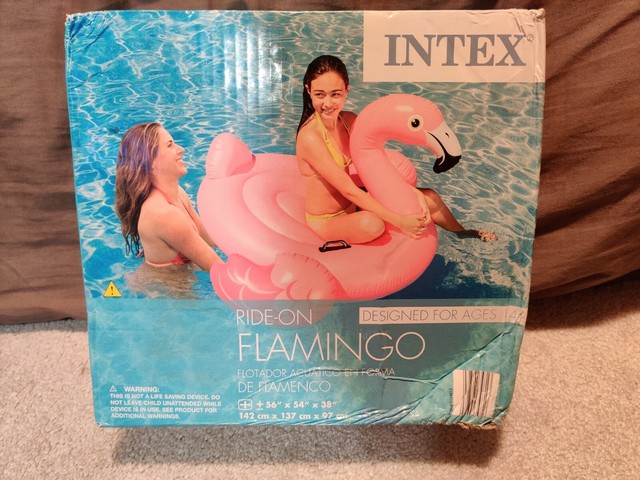intex ride on flamingo